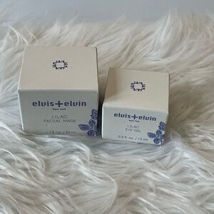 Lilac Skincare Mask and Eye Gel Set